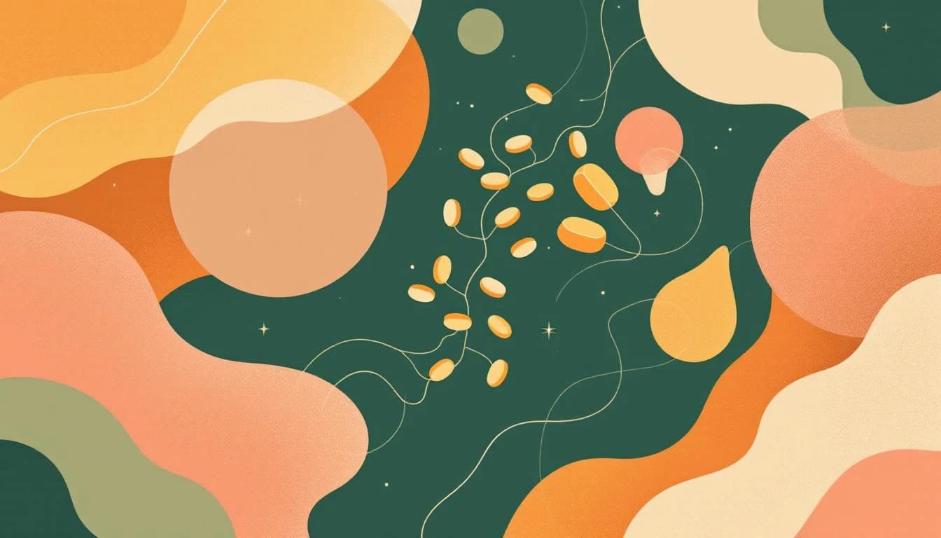 Abstract illustration of medication pathways creating protective barriers against addictive cravings