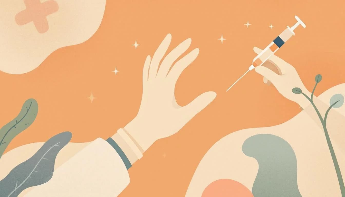 Medical illustration showing sustained medication coverage protecting patients on their recovery journey
