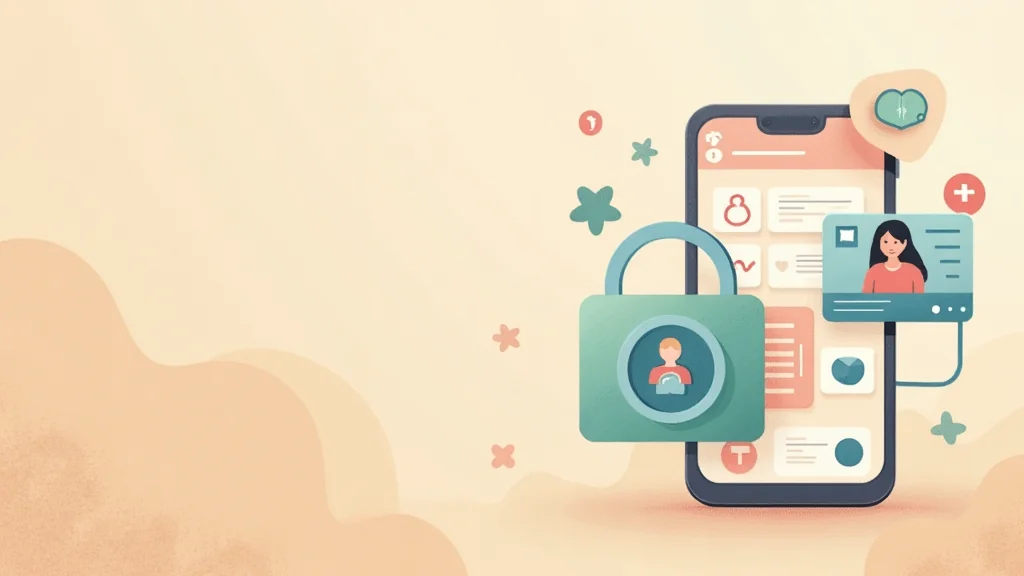 Telehealth fraud investigation concept with digital security symbols and medical billing documents