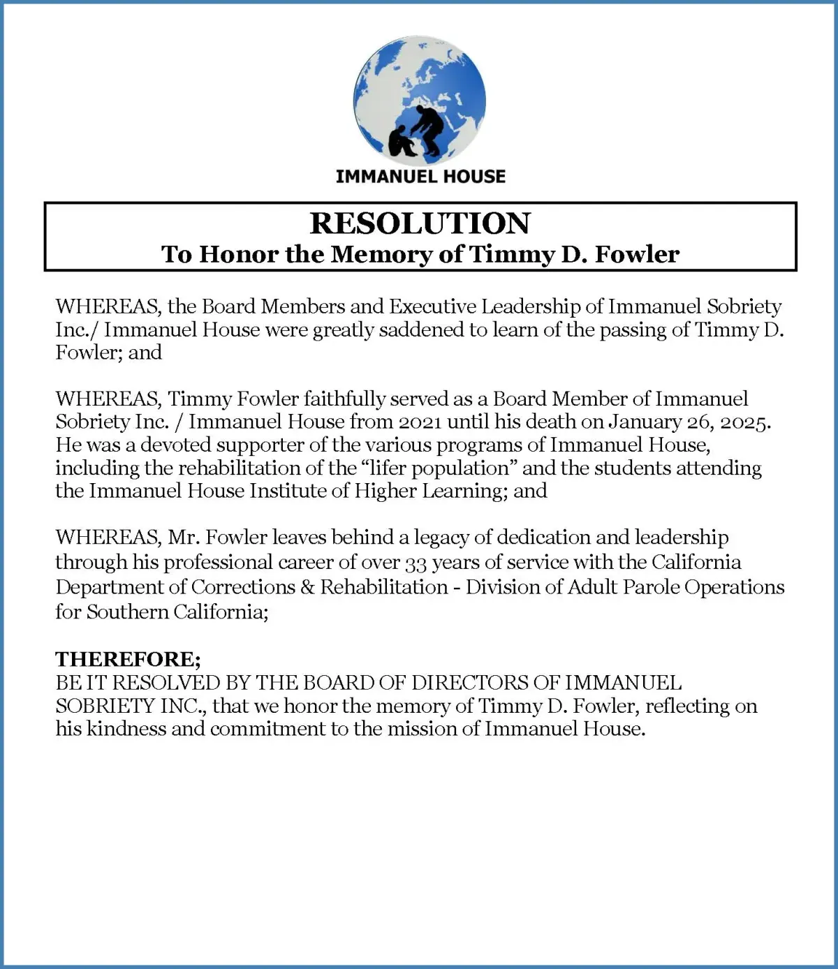 Immanuel Sobriety Inc - Thumbnail 2