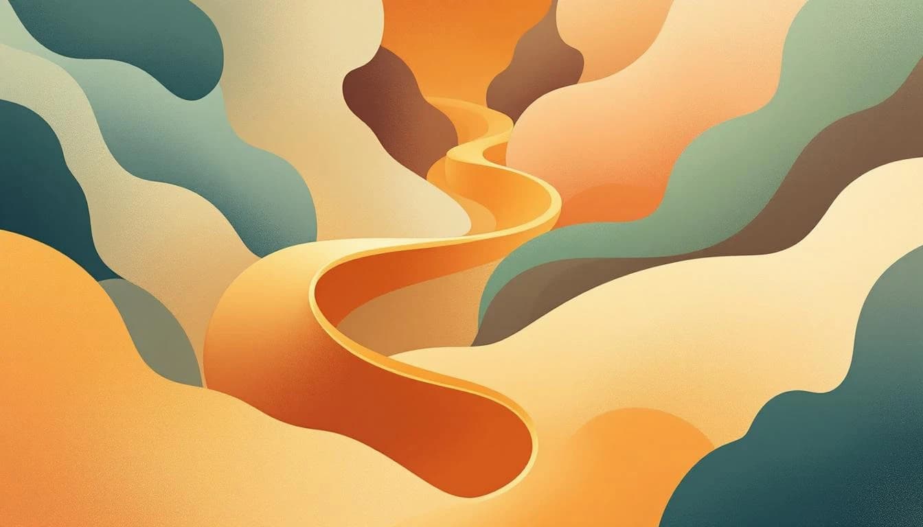 Abstract illustration of pathways opening and barriers being removed, suggesting accessible emergency response systems