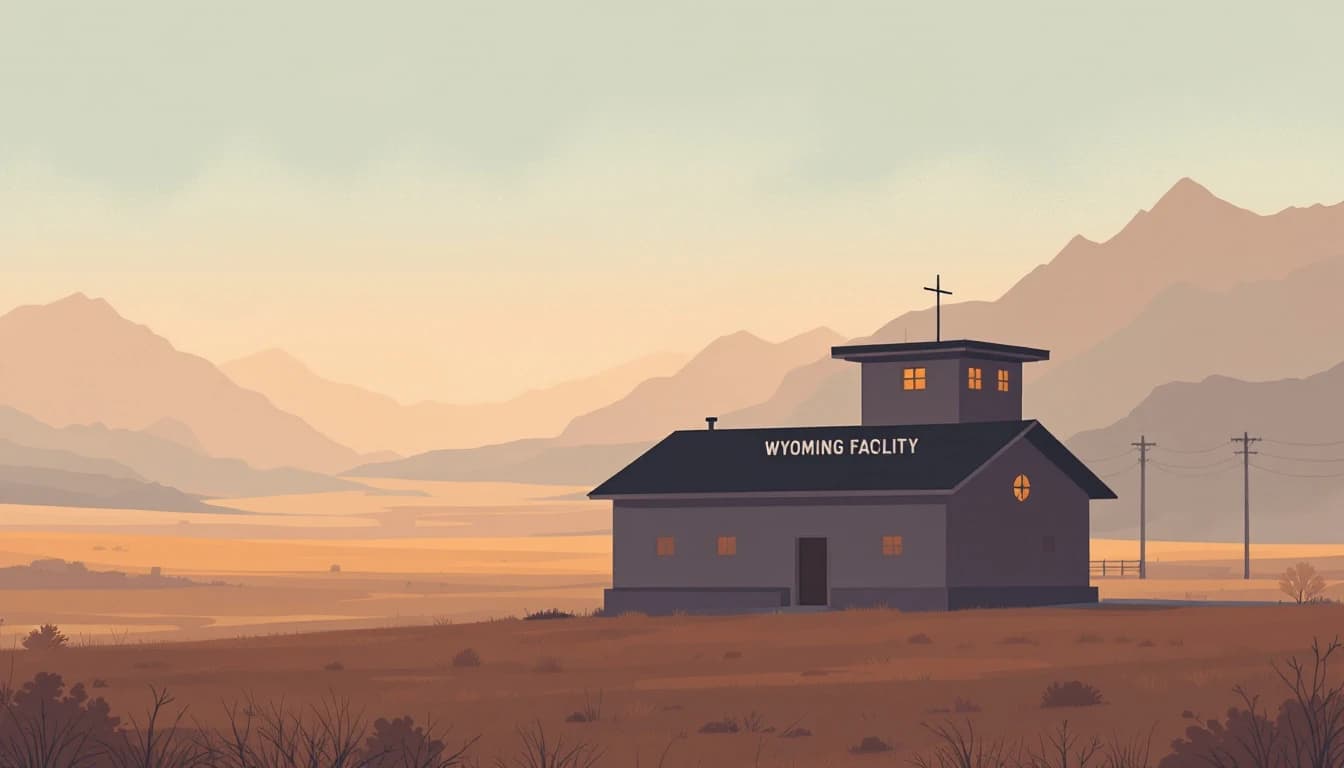 Sheridan County Detention Center facility in Wyoming, representing the state's first medication-assisted treatment program for incarcerated individuals