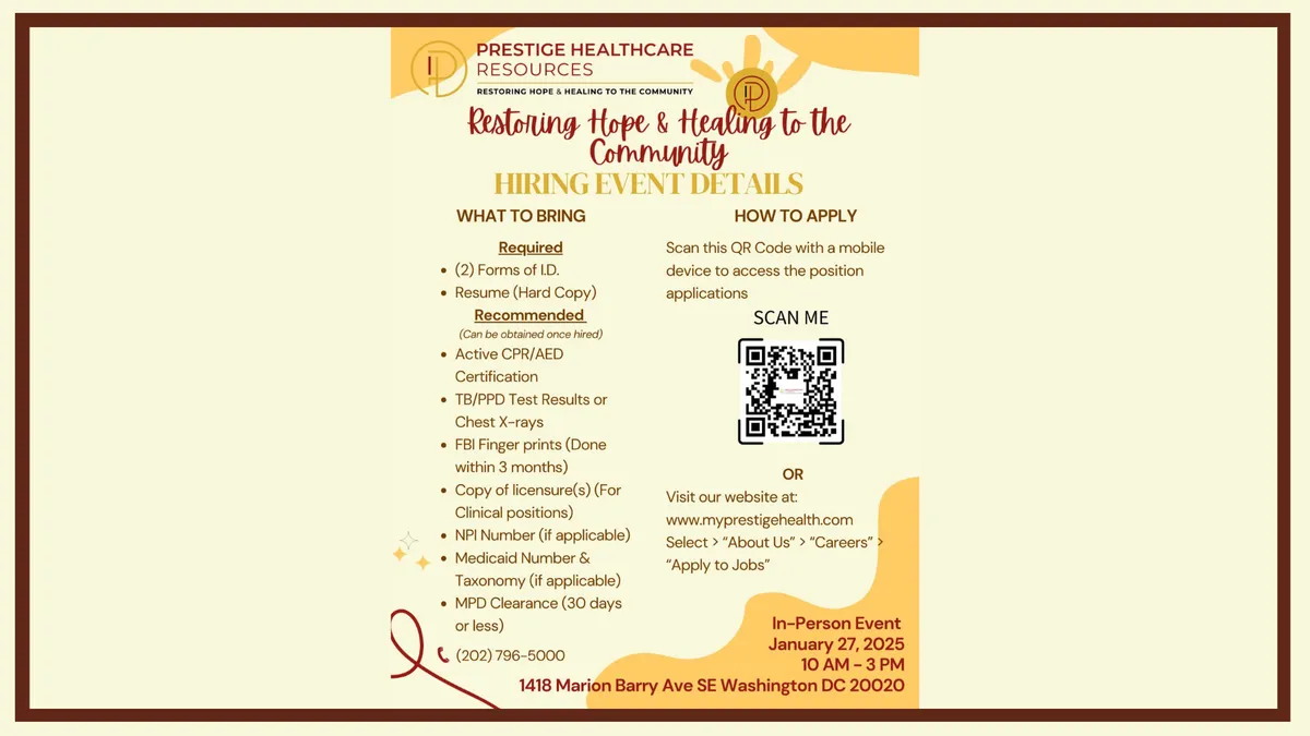 Prestige Healthcare Resources Inc
